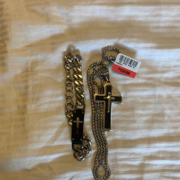 NWT JC Penny Jewelry Men’s set - Picture 3 of 4